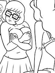 Velma and Daphne in: Girls’ Night Inn – They’re so big and they look so heavy, and soft