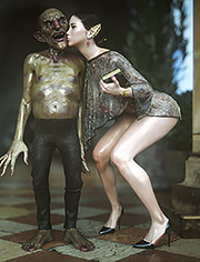 Elf slave 6 Love and Lust: Hot babe enjoy great moments with a monster cock