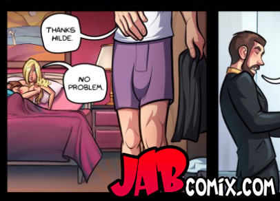 Someone finaly decided to show up for work this morning - My Son's Girlfriend by jab comix