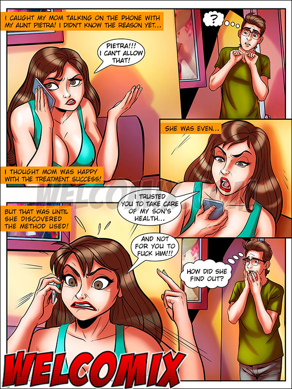 Cartoon Porn Hot Nerds - Nerd Stallion â€“ Swapping moms in bed: Mom confessed that she was spying on  us at the door