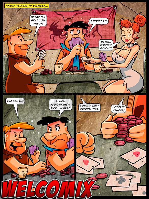 Wait, I'm almost cumming - The Flintstoons - All in at the poker table by welcomix (tufos)