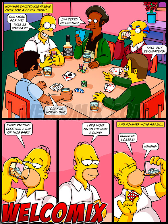 585px x 780px - The Simptoons â€“ All in on a gang bang: If I can stand fucking all of you, I  keep the money