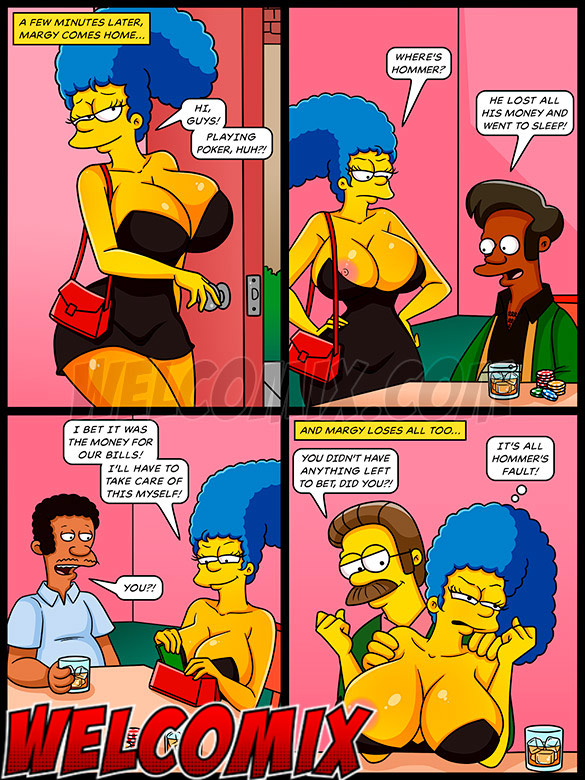 Toon Gangbang Porn - The Simptoons â€“ All in on a gang bang: If I can stand fucking all of you, I  keep the money
