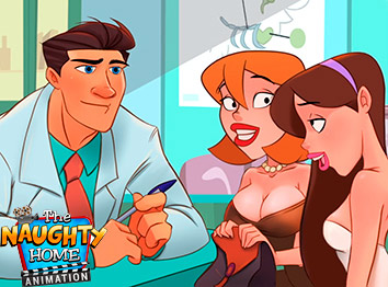 But as soon as she enters the consultation, she is delighted with the handsome doctor who will attend her - The Naughty Home animation - First time at the gynecologist by welcomix (tufos)