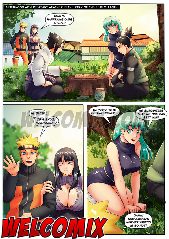 The prodigious shinobi has already beaten eight opponents, which makes his new girlfriend proud - Narutoon - Betting the girlfriend by welcomix (tufos)