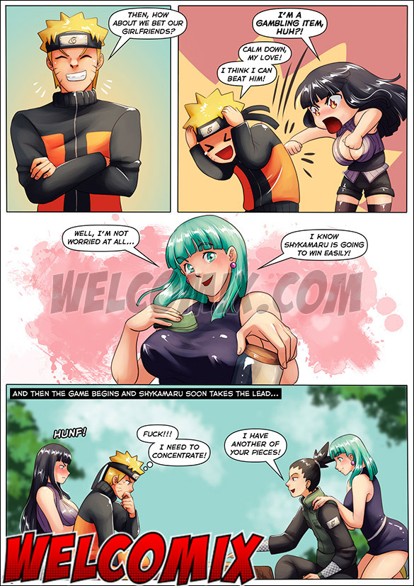 The prodigious shinobi has already beaten eight opponents, which makes his new girlfriend proud - Narutoon - Betting the girlfriend by welcomix (tufos)
