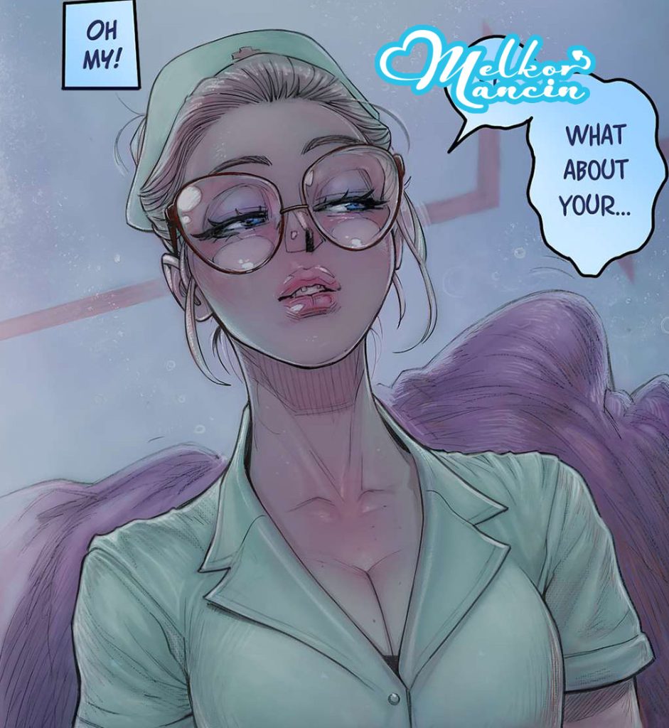 They're feeling much better now, thanks - Nurse Morgan by Melkor Mancin