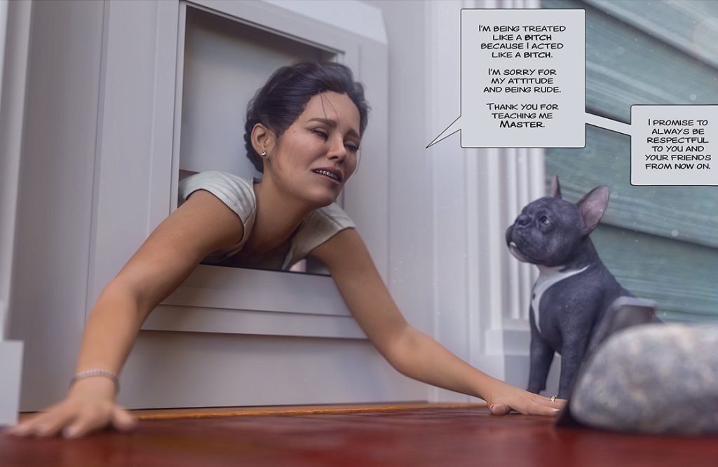 I'm being treated like a bitch because I acted like a bitch - Doggy Door by Tab109