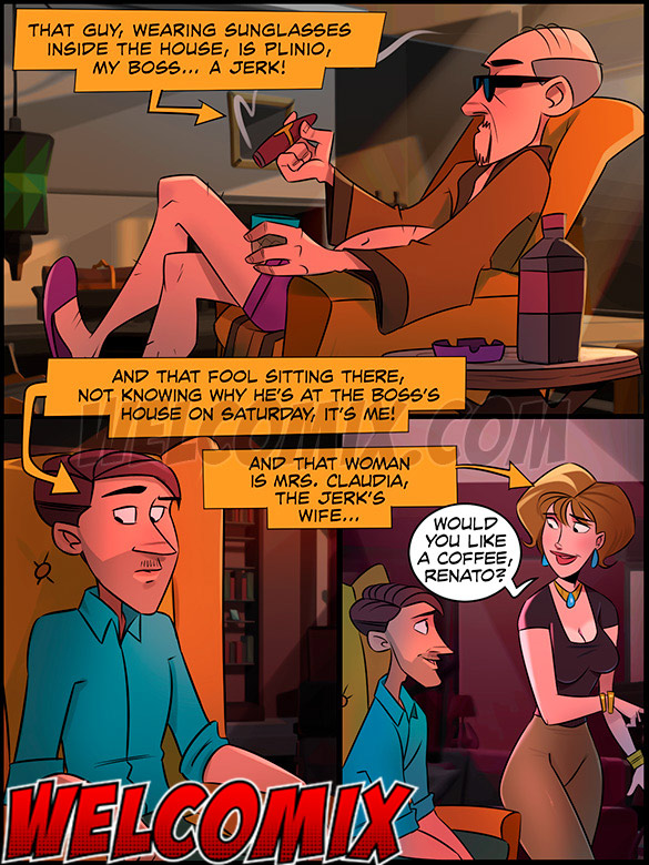 I invite you into my house and you check out my wife - This is a Madhouse, The boss's Lady by welcomix (tufos)