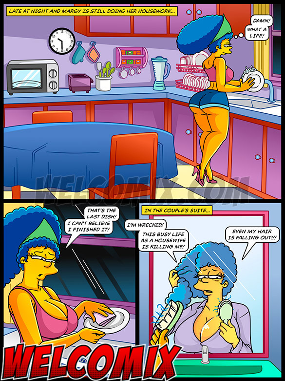 I'm going to sleep with my dick hard again - The Simptoons, The big butt housemaid by welcomix (tufos)