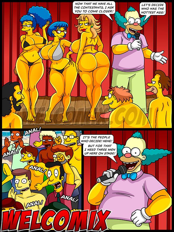 Who is going to fuck my ass first? - The Simptoons, The hottest ass on the beach by welcomix (tufos)