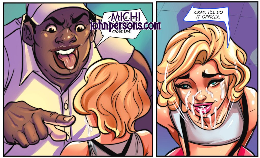 You give me a blowjob, and I won't press charges - The new white sissyboy in town by Michi
