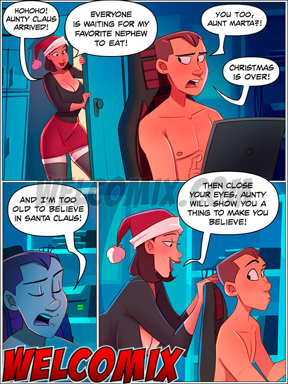 Aunty will show you a thing to make you believe - This is a Madhouse, Merry belated Christmas by welcomix (tufos)