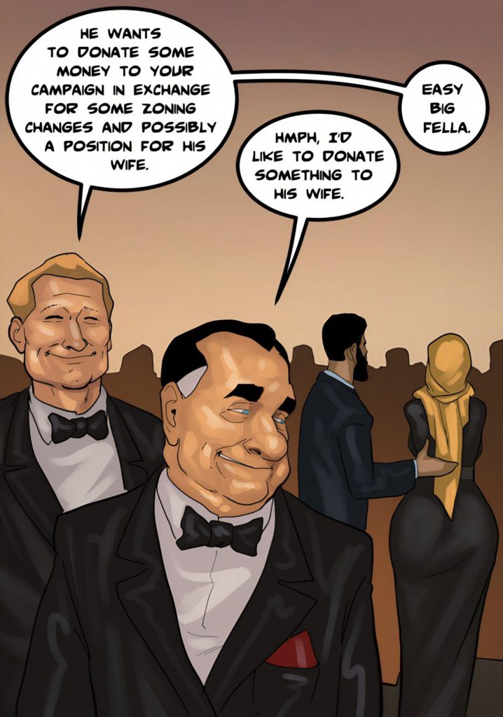 I'd like to donate something to his wife - The mayor 6