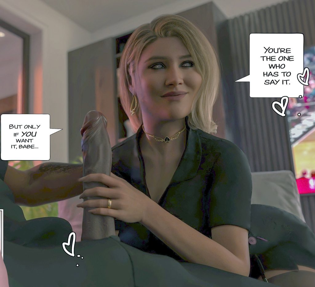I really want to suck his cock again honey - Black marked by Tab109