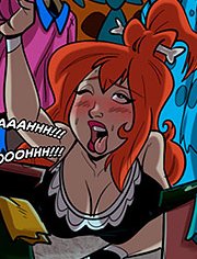 The Flintstoons, Deep cleaning: Peble finds a sexy housemaid costume and decides to try it on