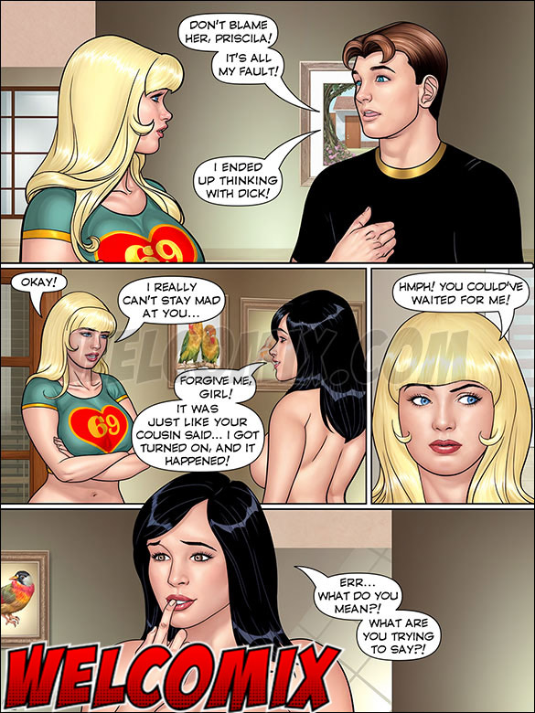 Priscila arrived just as Cris was giving me a spectacular blowjob - A Horny Hot Cousin, Sexual pact between friends by welcomix (tufos)