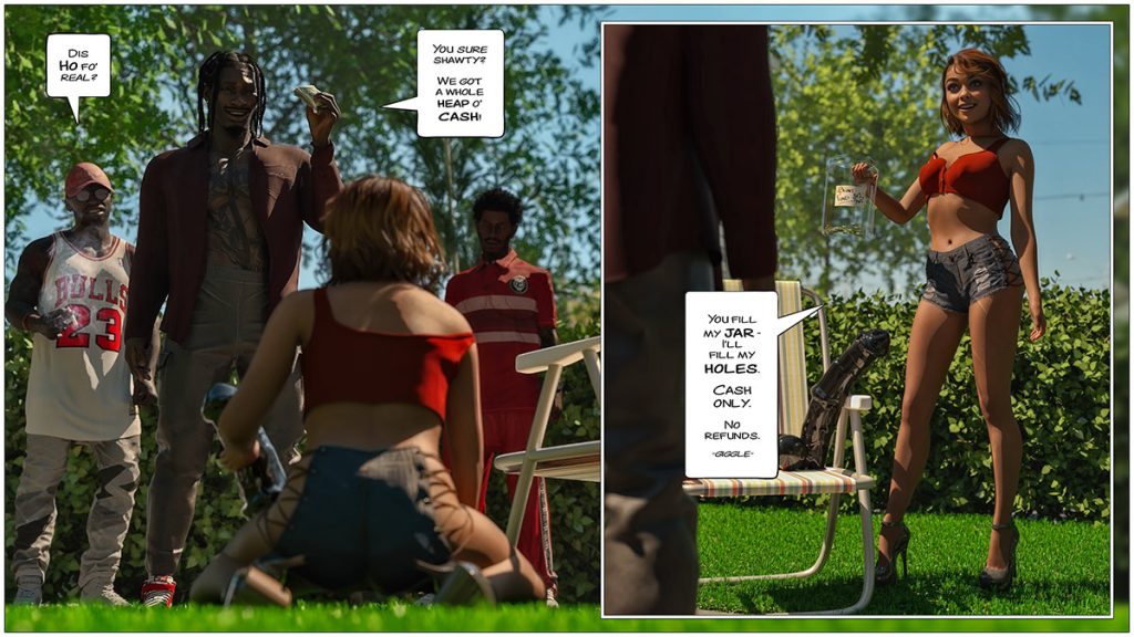 You fill my Jar, I'll fill my holes, cash only - The yard sale a modern family parody by Tab109