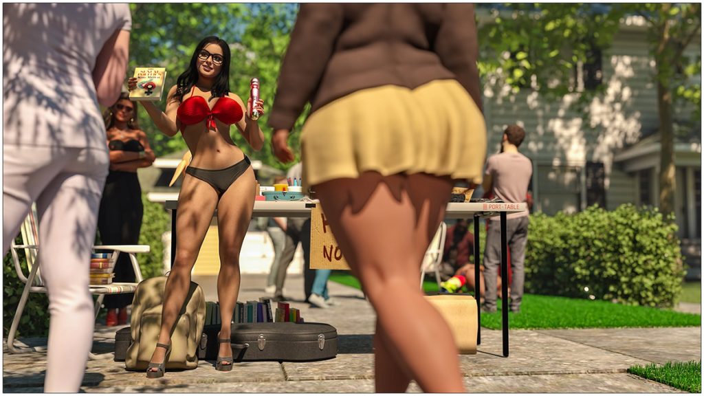 Chapter four is all about how women were conditioned to be quiet during sex - The yard sale a modern family parody by Tab109