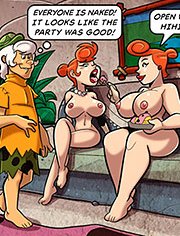 The Flintstoons, Big Birthday Orgy: Get this dick in between my boobs, Bamban