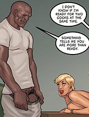 The poker game 4: I don’t know if I’m ready for two cocks at the same time