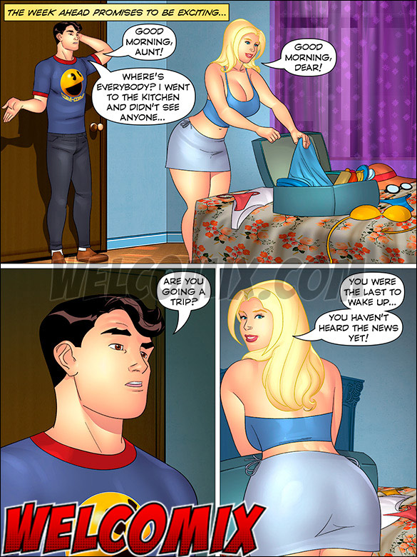 He offers to buy a brand-new bikini for his chubby cousin - Aunt, Cousins and co., A micro bikini by welcomix (tufos)