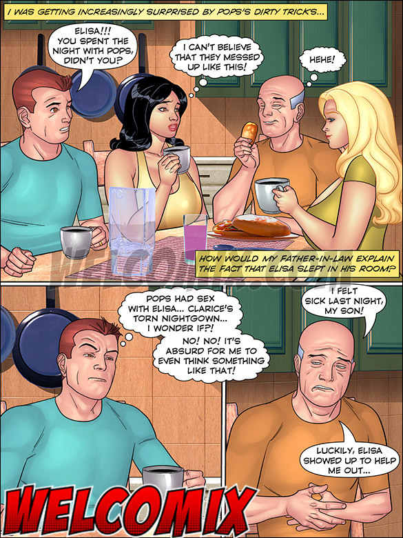 Two butts to look at, and my son is worried about sunburn - Pops, The Pervert Father-in-law, White bikini is a problem by welcomix (tufos)