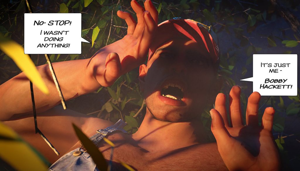 I told you there was a monster wandering around out here - The dare by Tab109