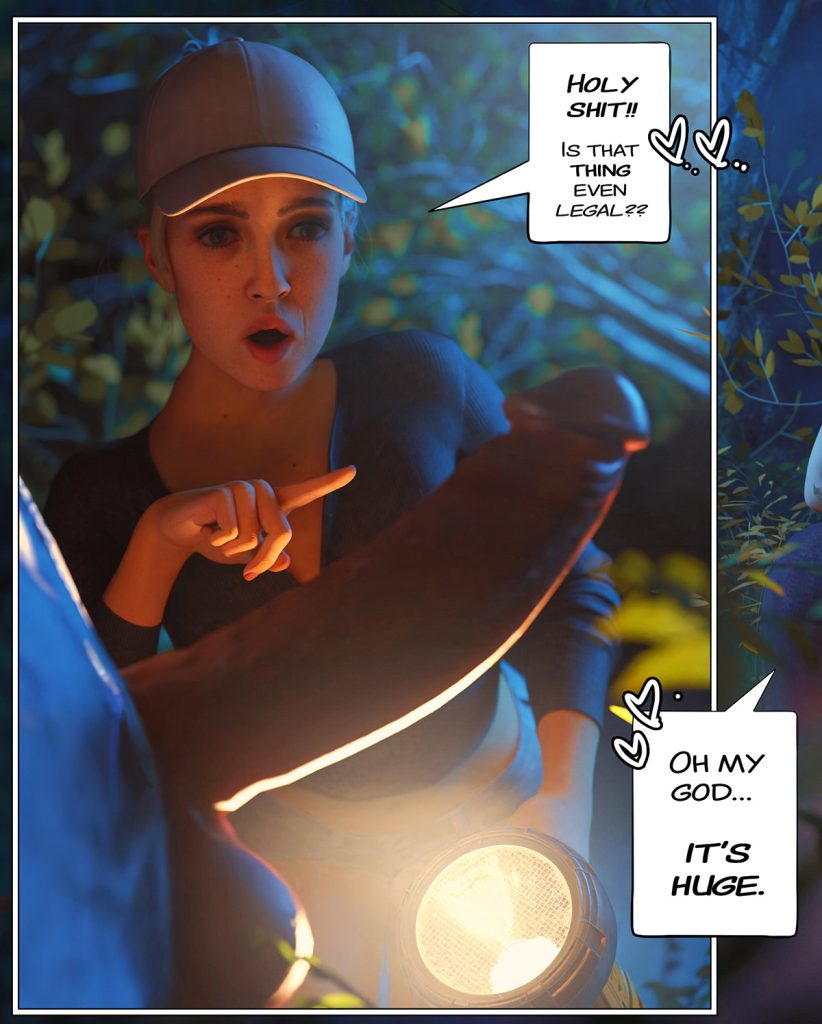 I told you there was a monster wandering around out here - The dare by Tab109