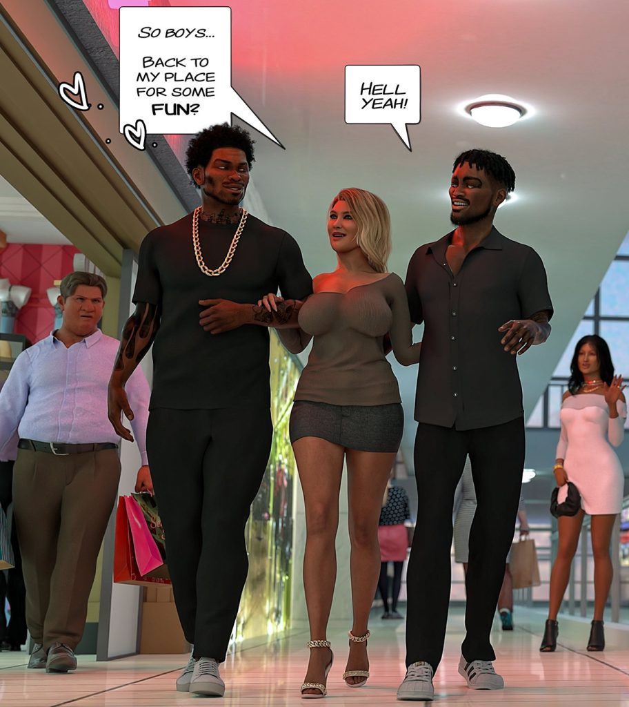 Yeah, but we didn't think you'd go from fresh ink to full-on black cock slut overnight - Black marked 3 by Tab109