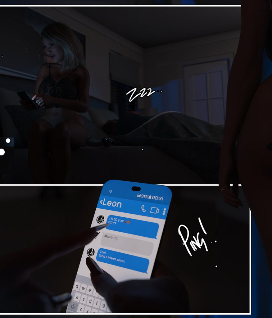 I'm not sure it's safe going out with strange men at this time of night - Black marked 2 by Tab109