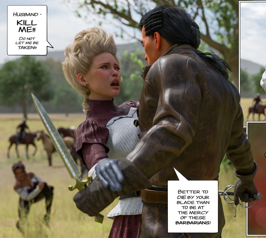 Their cocks were unwashed, their hands rough, their groans low and animal - The ring of the Roman Empress 8 by Tab109