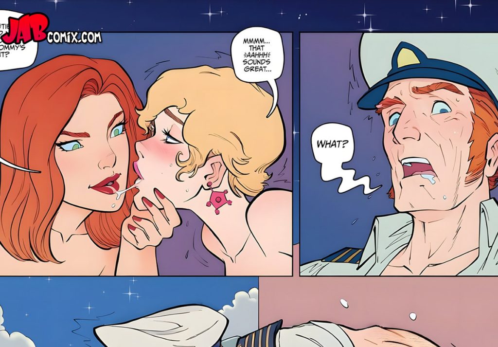 Sweety, would you like to lick your mommy's cunt? - Bubble butt Princess issue 8 by jab comix