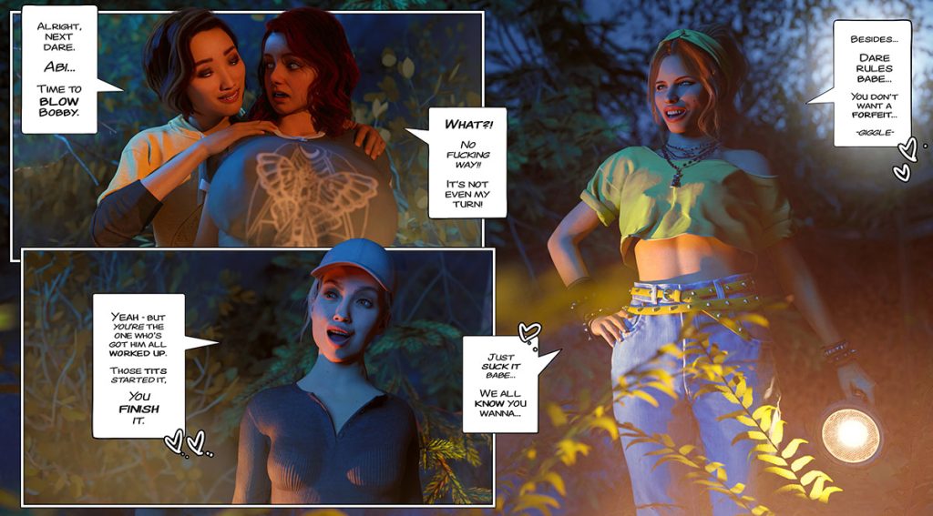 Show us what that throat can do, that's halfway to her lungs - The dare by Tab109