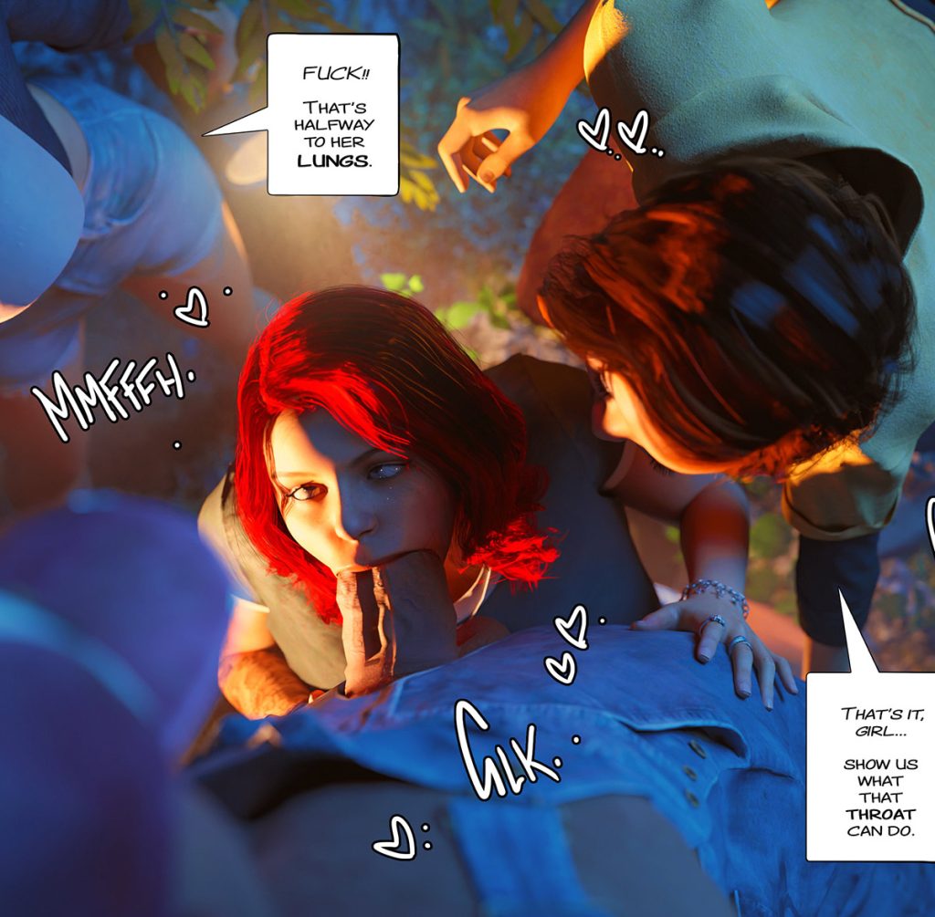 Show us what that throat can do, that's halfway to her lungs - The dare by Tab109