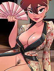 The 4 Naughties, Japanese Cosplay: I didn’t trim my pussy hair for three weeks, look like a japanese