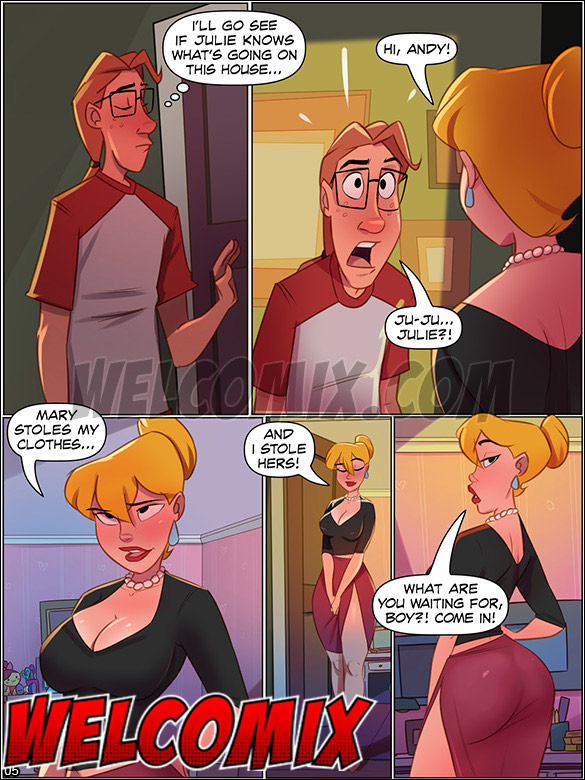 I chose the right day to do a milf cosplay - The 4 Naughties, Swapping Roles (Part 02) by welcomix (tufos)