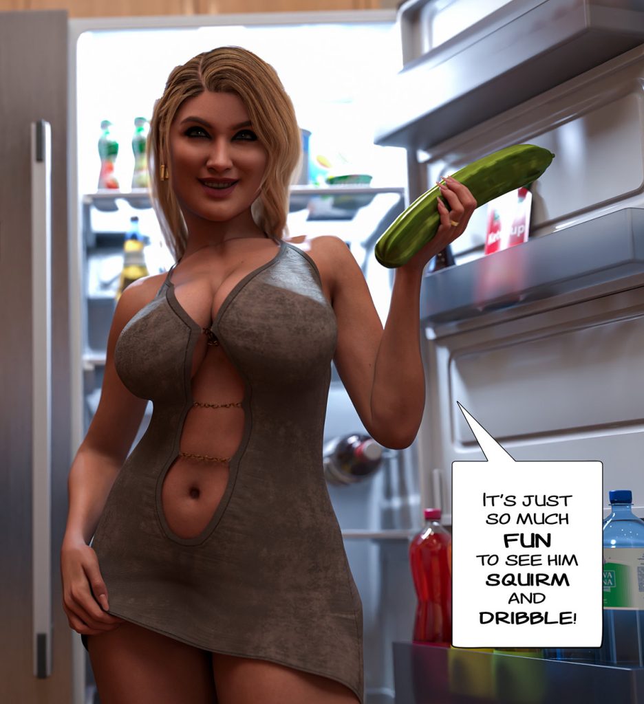 It was the smallest they had, but his tiny dicklette rattles around in there - Black marked 5 by Tab109