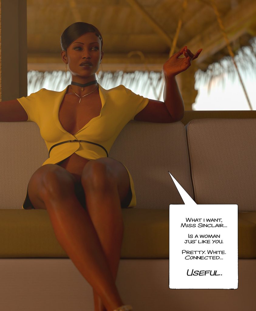 What I want, pretty, white, connected, useful - Tropic of sin, Veronica Sinclair by Tab109