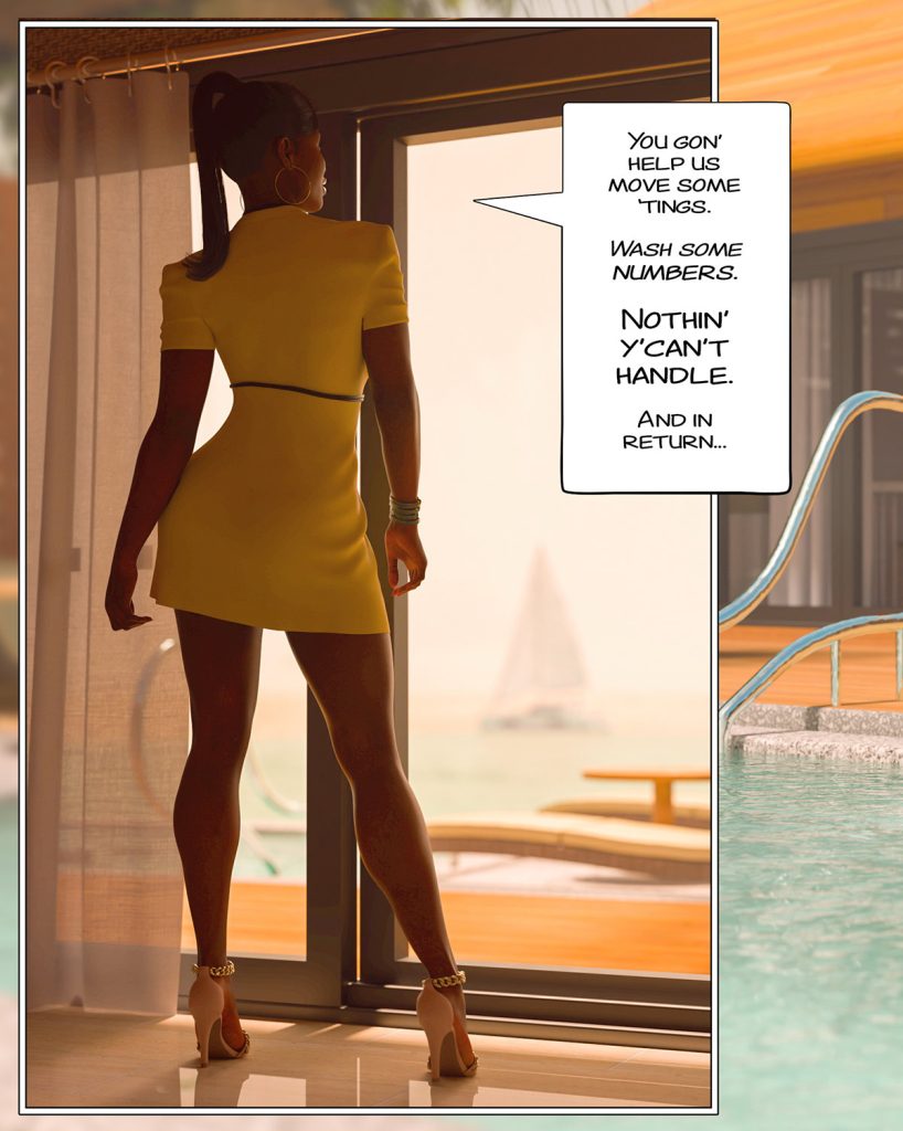 What I want, pretty, white, connected, useful - Tropic of sin, Veronica Sinclair by Tab109