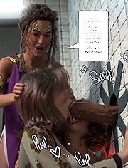 The ring of the Roman Empress 9: Let these cocks fill you, as your foremothers once did