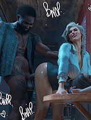 The ring of the Roman Empress 9: I love your big black biker cock