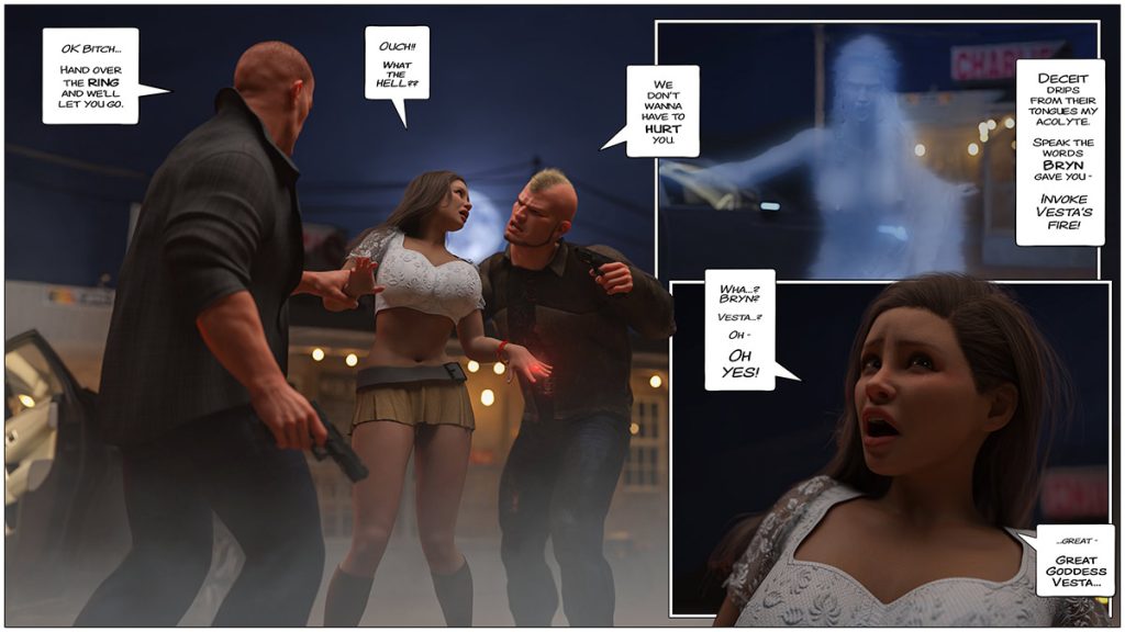 It means I'm a fuck-pig, I love it when she calls me that - The ring of the Roman Empress 9 by Tab109