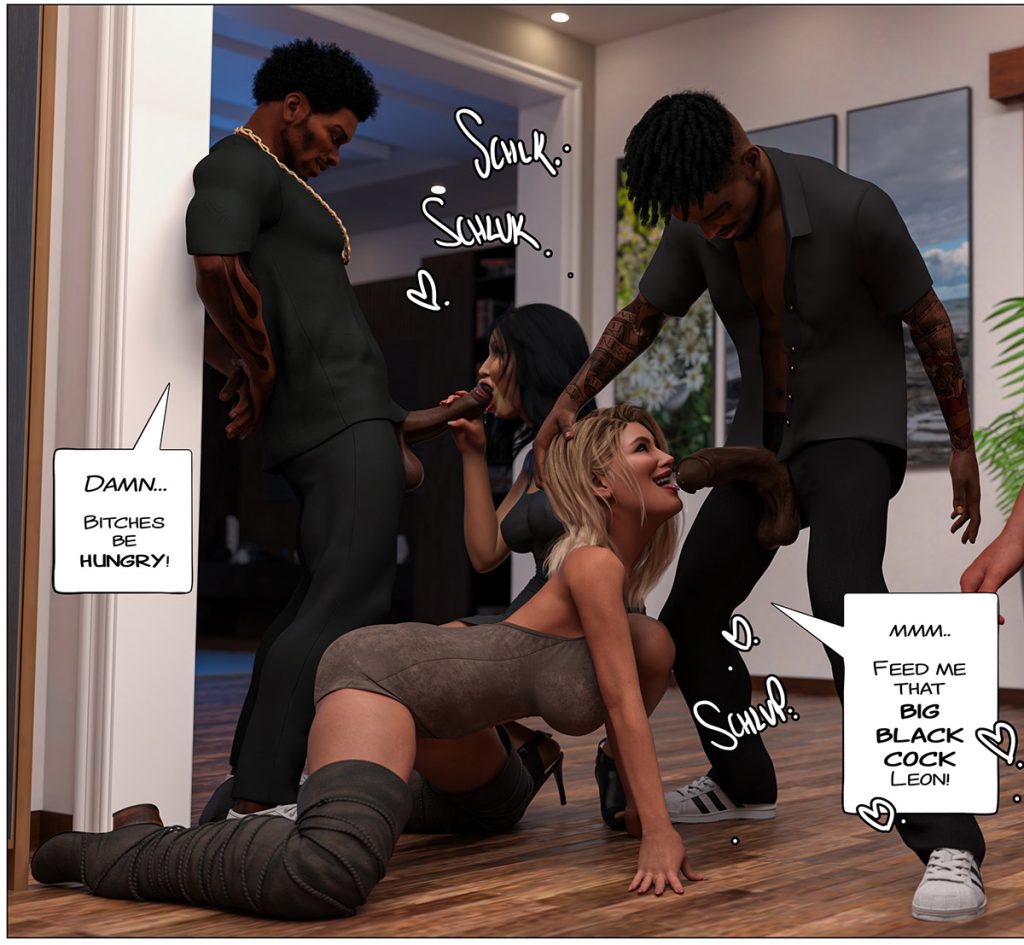 Now you get off watching huge black cocks fucking your wife - Black marked 5 by Tab109