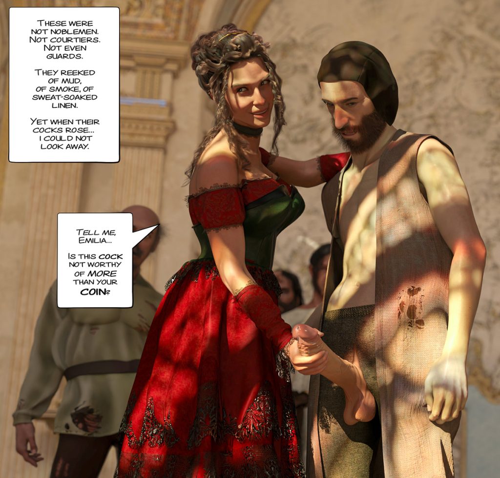 How delicious to cuckold the duke with this rabble - The ring of the Roman Empress 8 by Tab109