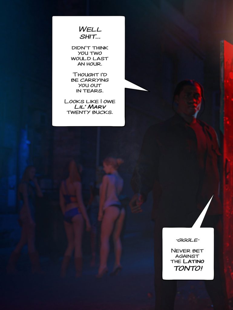 First rule of showbiz Papi, always leave them wanting more - Modern Household, The Obsidian Lounge by Tab109