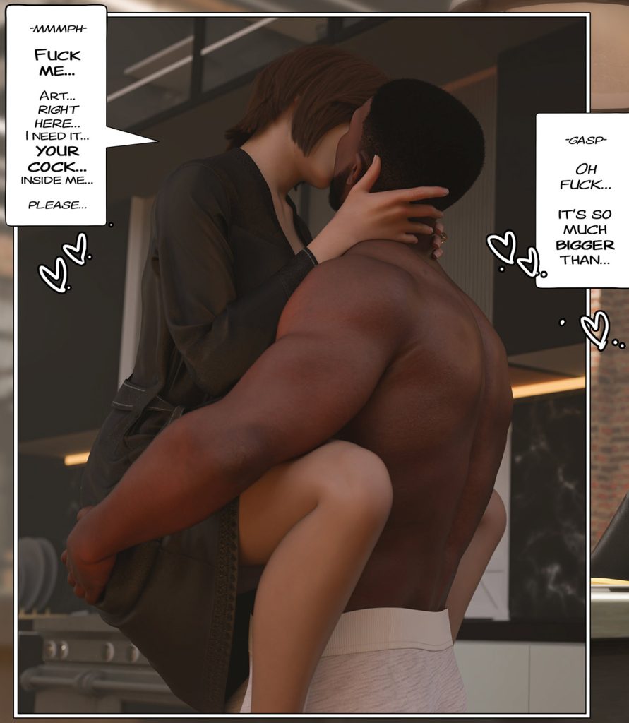 Fuck me Art right here, I need it your cock inside me - Black marked 8 by Tab109