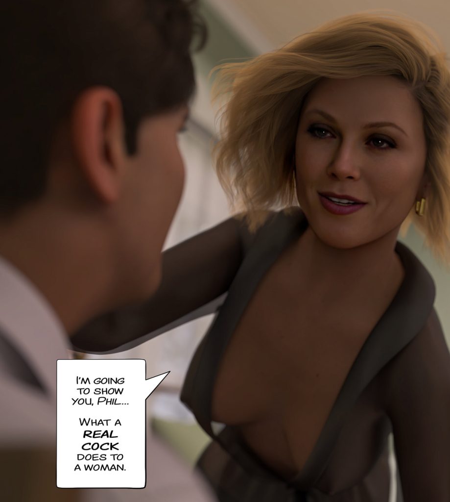 Show him what his sexy wife looks like full with black cock - Training Phil, A modern family parody by Tab109