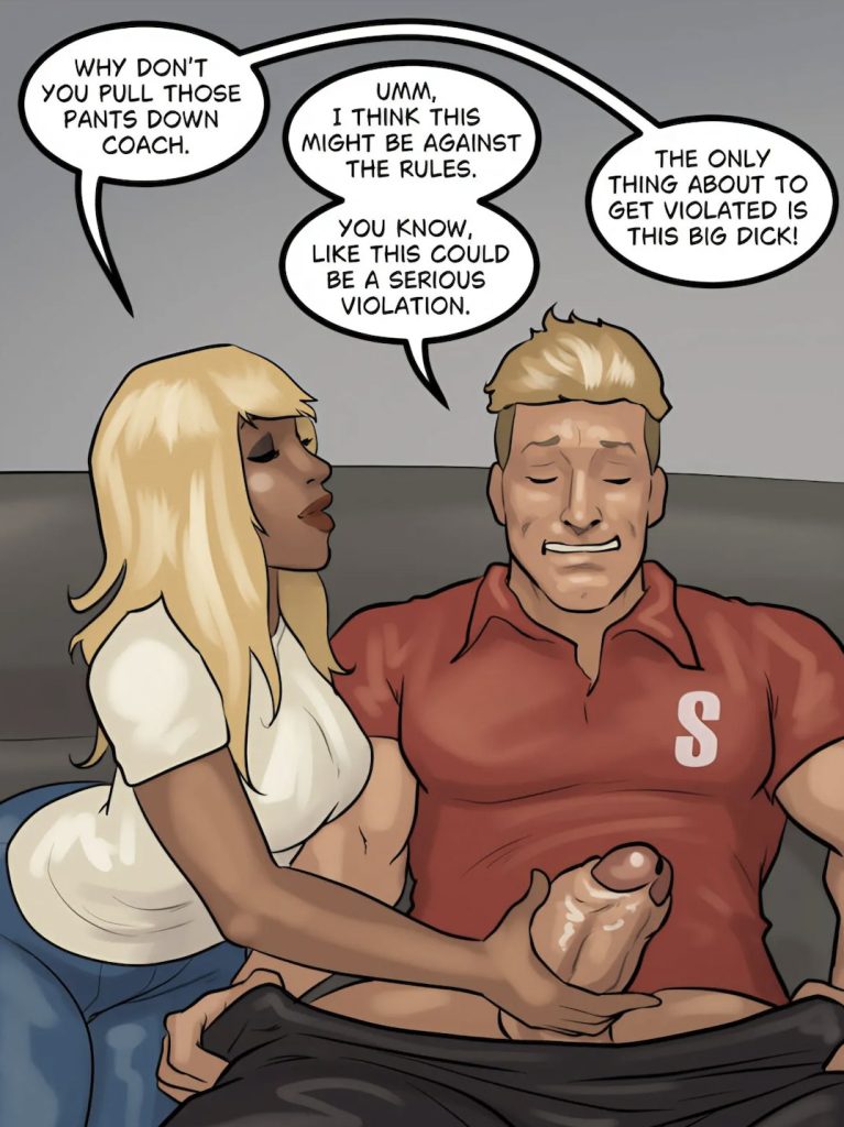 I didn't know white guys had dicks this big, I could barely fit it in mouth - The recruit