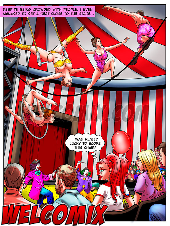 Chewing gum helps alleviate my sex addiction a little - Nymphomaniac Nerd, The clowns Boner and Dick by welcomix (tufos)